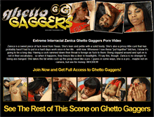 Tablet Screenshot of ghettogaggerszanica.com